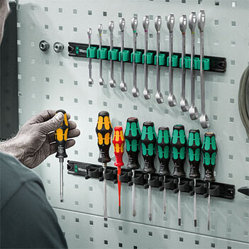 Набор отверток комбинированный WERA 9650 Magnetic rail Kraftform 9 шт. (05051012001)
