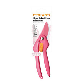 Секатор плоскостной Fiskars Inspiration Pruner Bypass Ruby P26 (1003657)