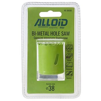 Коронка универсальная Alloid Bi-Metal 38 мм (HS-30038)