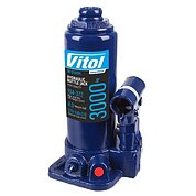 Домкрат гідравлічний пляшковий VITOL 3 т (DB-03006K)