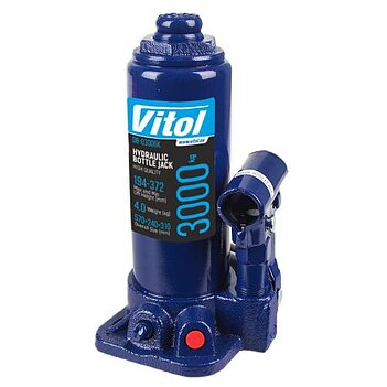 Домкрат гидравлический бутылочный VITOL 3 т (DB-03006K)
