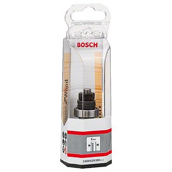 Хвостовик для пазовой фрезы с центровочным шариковым подшипником Bosch 22,0 х 60,3 мм (2608629390)