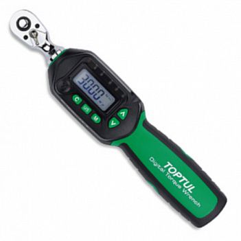 Ключ динамометричний цифровий Toptul 1/4" 1.5-30Нм 221 мм (DT-030S2) Ключ динамометричний цифровий Toptul 1/4" 1.5-30Нм 221 мм (DT-030S2)
