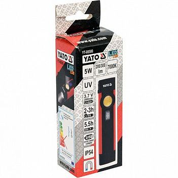 Ліхтар акумуляторний Yato 3,7В (YT-08580)