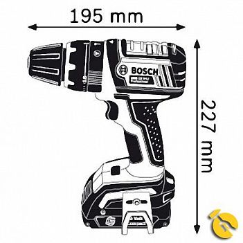 Аккумуляторная ударная дрель-шуруповерт Bosch GSB 18 V-LI (0601867102)