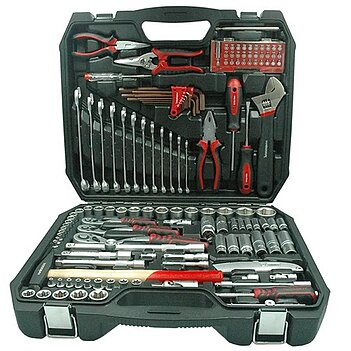 Набор инструмента Haisser 1/2" 3/8" 1/4" 70233 131 шт. 6PT (128620)