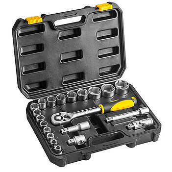 Набор инструмента TOPEX Cr-V 1/2" 21 ед. 6PT (38D642)