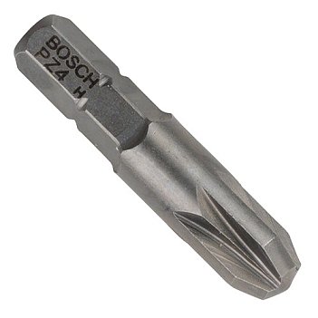 Бита Pozidriv Bosch 1/4" PZ4 3шт (2607001566)