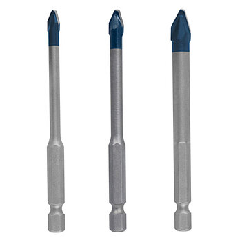 Набор сверл по керамике Bosch HEX-9 HardCeramic 3 шт. (2608902312)