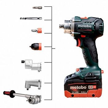 Аккумуляторная дрель-шуруповерт Metabo BS 18 LTX BL Q I (602359850) - без аккумулятора и зарядного устройства