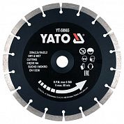 Диск алмазний сегментований Yato 230x22,2x2,2 мм (YT-59965)