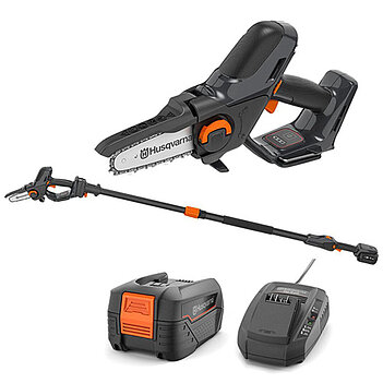 Аккумуляторная цепная мини-пила Husqvarna Aspire PE5-P4A + штанга (9707538-02)