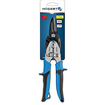 Ножницы по металлу прямые Hoegert Cr-Mo 250мм (HT3B500)