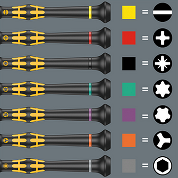 Отвертка Torx WERA Kraftform Micro 1567 TX3 х 40 мм прецизионная с антистатическим покрытием ESD (05030159001)