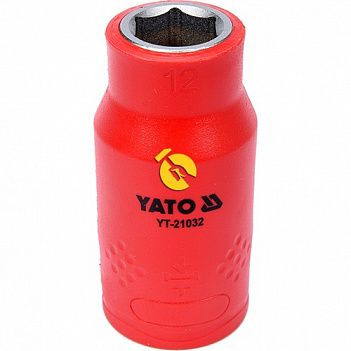 Головка торцевая 6-гранная Yato 1/2" 12 мм (YT-21032)