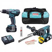 Набор инструментов аккумуляторных Makita (DLX2137M)