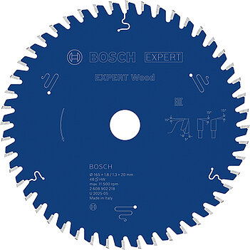 Диск пильный по дереву Bosch Expert Wood 165x1,3х20 мм (2608902218)