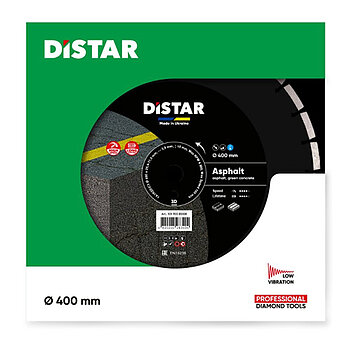 Диск алмазный сегментированный Distar 1A1RSS/C3 HIT Asphalt 400x25,4x3,5мм (10170085108)