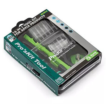 Отвертка с набором прецизионных бит Pro'sKit 18 шт. (SD-9314)