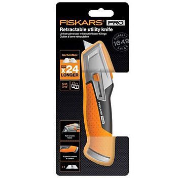 Нож для отделочных работ Fiskars Pro CarbonMax 177мм (1027223)