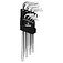 Набор ключей Torx Г-образных удлиненных с отверстием TOPEX Cr-V 9 ед. (35D951)