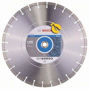 Диск алмазный сегментированный Bosch Expert for Stone 400х20/25,4 мм (2608602595)