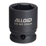 Головка торцевая 6-гранная ударная Alloid Cr-Mo 1/2" 22 мм (GU-50122)